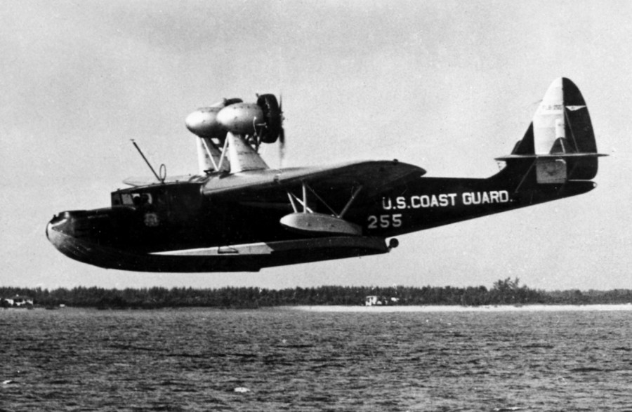 244 General Aviation PJ-1 Arcturus in flight off Miami 1934.jpg