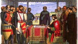 Le roi Jean sans Terre signant la Magna Carta, le 15 juin 1215.jpg