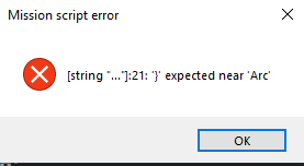 Mission Script Error